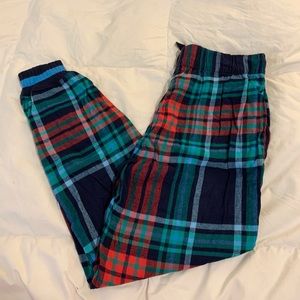 Plaid PJ pants